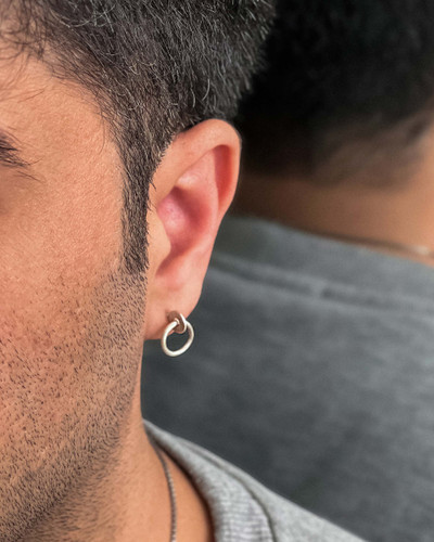 گوشواره نقره دستساز "کوبه"