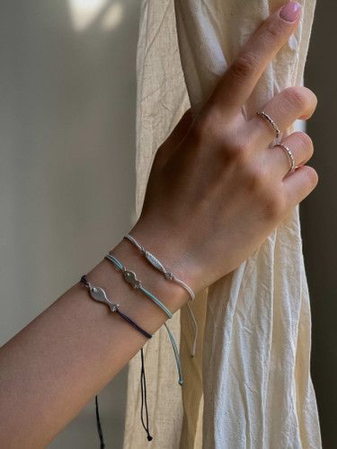 دستبند و پابندهای نقره "ماهی های آب های شور"