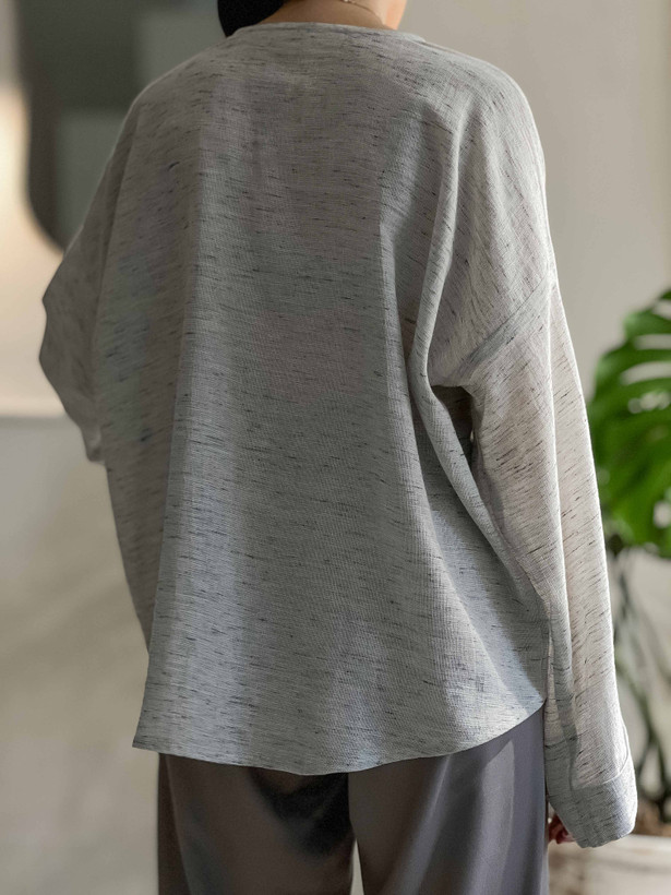 شومیز لینن کرهای "لومه"