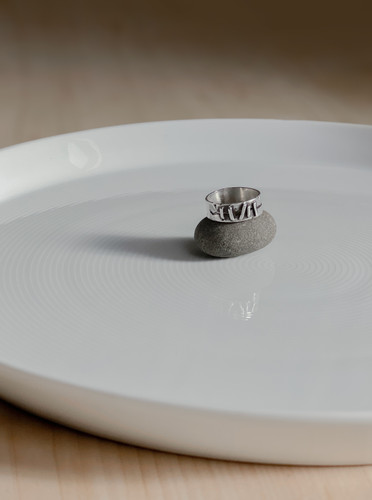 انگشتر نقره دستساز "مرهم"